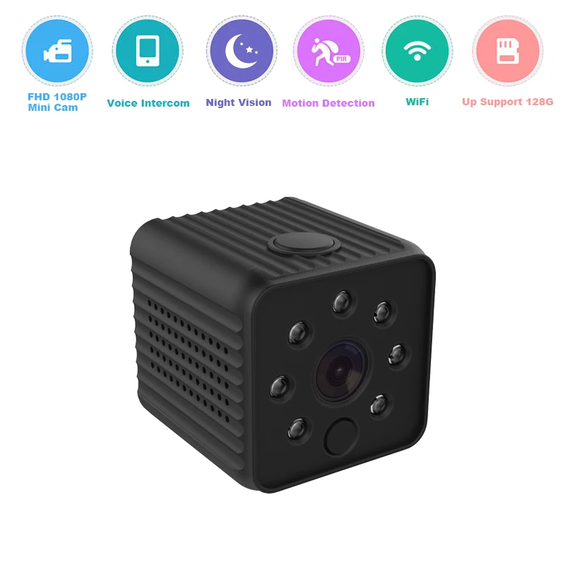 HD 1080P Мини камера ip wifi Беспроводная ночного видения маленькие микро видео