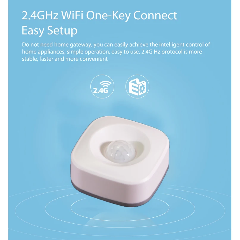 Kopen Motion Sensor PIR Detector WIFI Beweging Sensor Smart Leven APP Draadloze Home Security Systeem