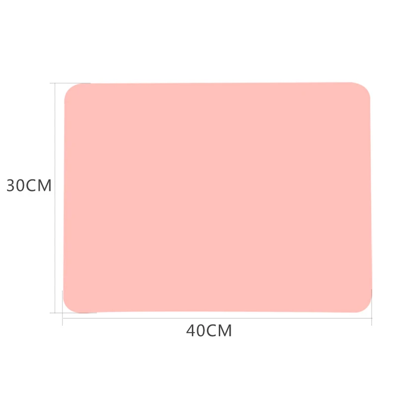 40x30cm Silicone Mats Baking Liner Best Silicone Oven Mat Heat Insulation Pad Bakeware Kid Table Mat Baking Panel