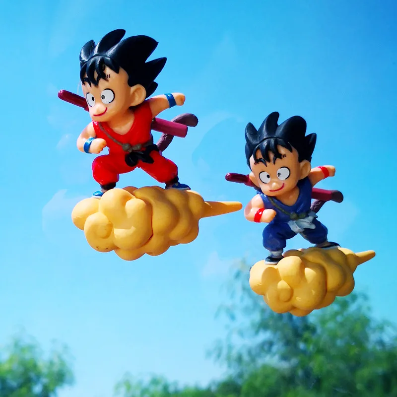 

New Flying DRAGON BALL Z Car Ornaments Window Son Goku Windshield 3D Stickers Cute Dolls Dashboard Toy Auto Interior Decorations