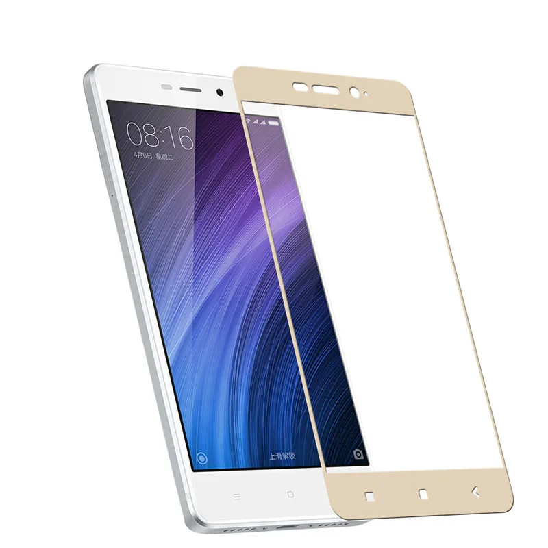 3D закаленное стекло для Xiaomi Redmi 4 32G защита экрана с защитой от царапин полное