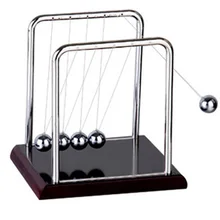 

Early Fun Development Educational Desk Toy Gift Newtons Cradle Steel Balance Ball Physics Science Pendulum miniatures