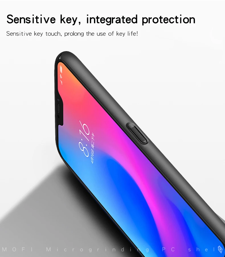 Матовый чехол из поликарбоната для Oppo A3S модный роскошный пластиковый сотового