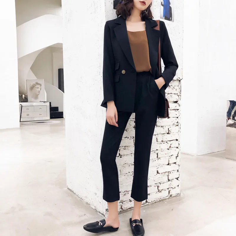 Fashion casual lady spring and autumn suit suit wild thin small suit