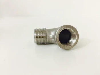 

90 DEGREE 1/2" NPT STREET ELBOW 304 STAINLESS STEEL HOME BREWING, Homebrew Hardware, Pump fitting