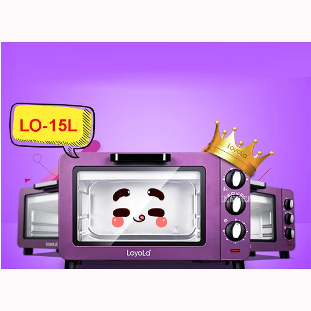 Best Offers LO-15L 15L Mini oven oven mini oven Multifunction electric oven 220 V/ 50 Hz 1200 W 100-230 degree purple Stainless steel shell Best Offers LO-15L 15L Mini oven oven mini oven Multifunction electric oven 220 V/ 50 Hz 1200 W 100-230 degree purple Stainless steel shell
