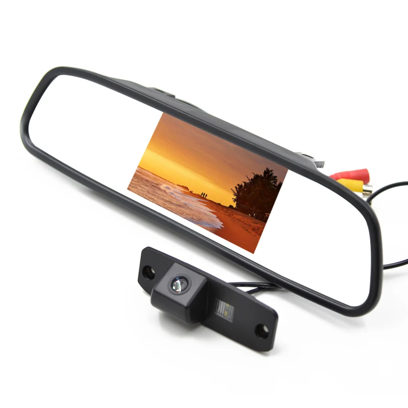 BEST QUALITY  4.3'' Car Rear View camera Monitor Backup Reverse Camera for Hyundai Elantra Accent Veracruz ix55 T