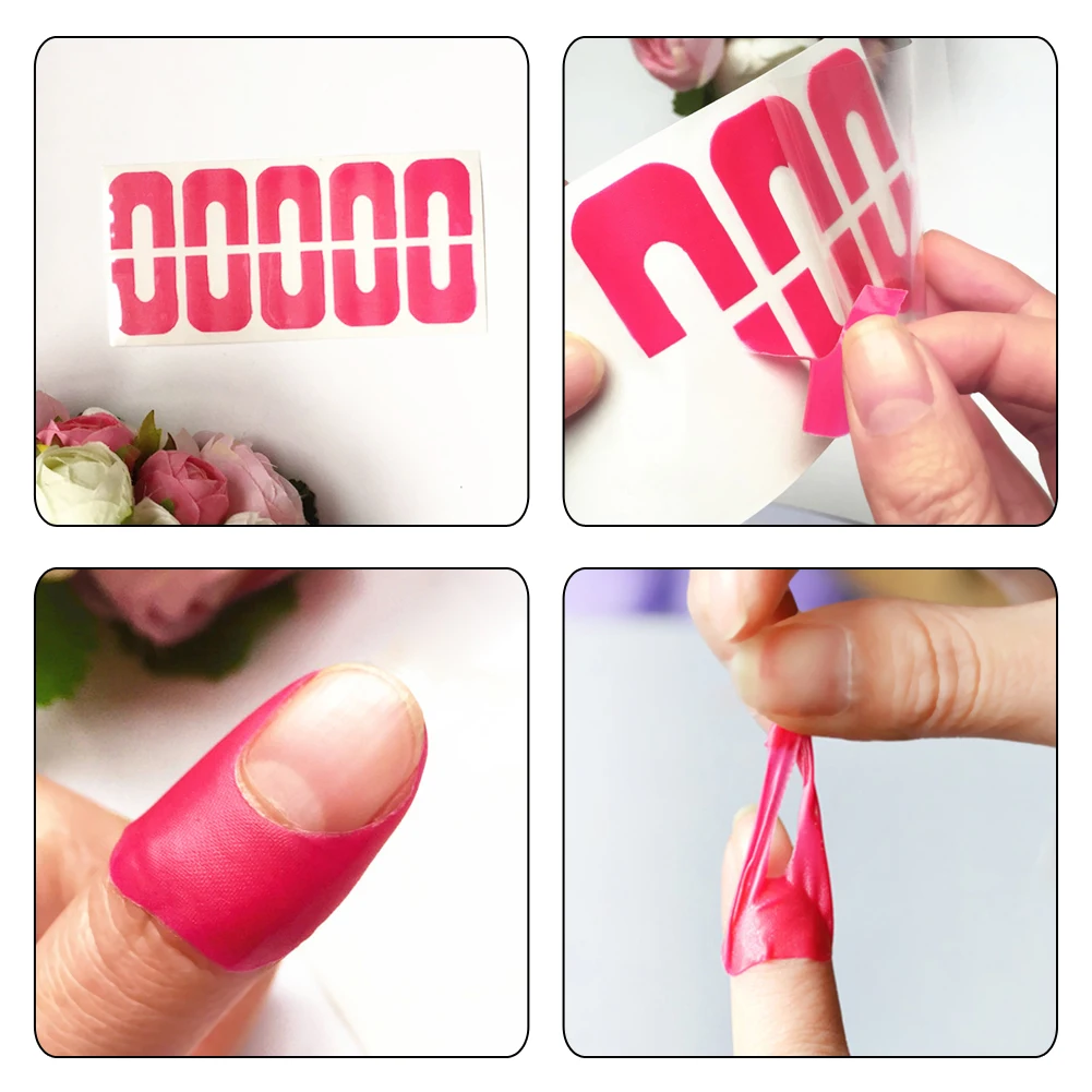 30pcs Manicure Nail Art Finger Covers Polish Molds Shield Anti 30pcs Manicure Nail Art Finger Covers Polish Molds Shield Anti Sticking Tool Uv Gel Builder Sticker In Equipment From Beauty
