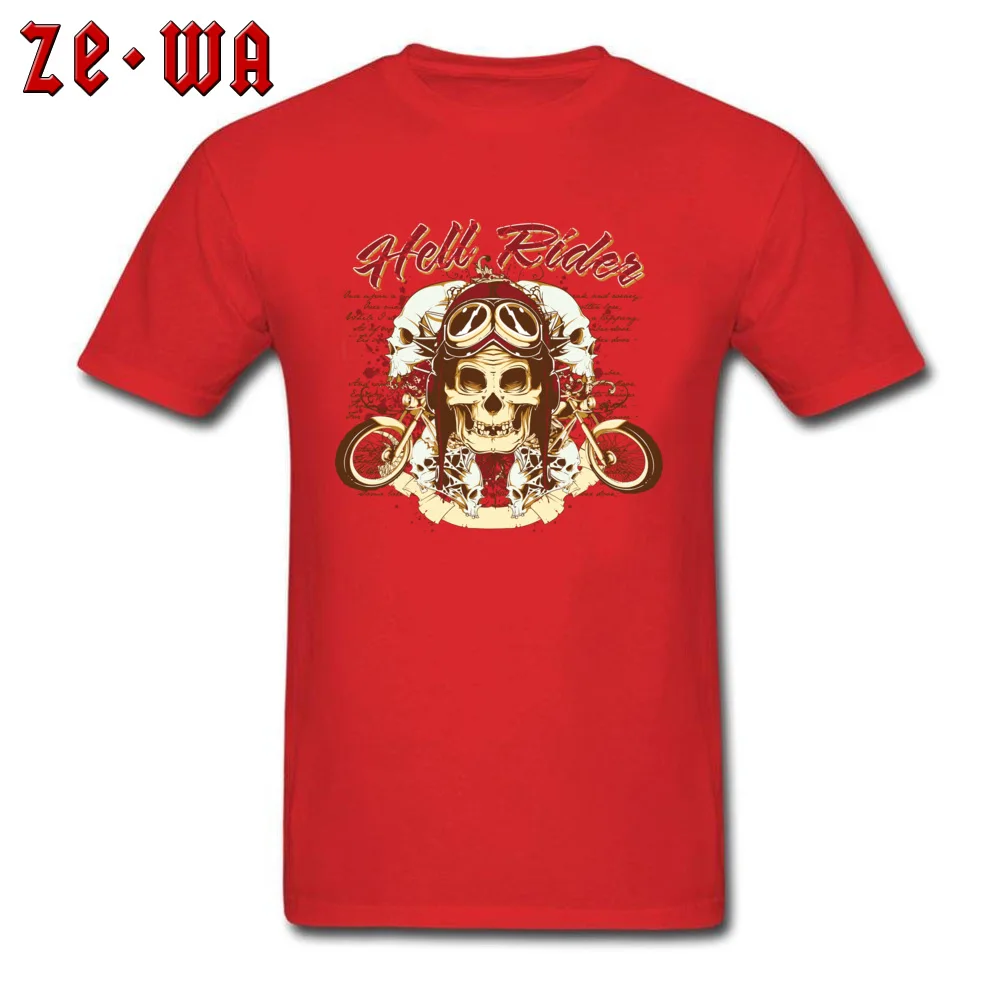 Casual Hell Stock824yy Design Short Sleeve Father Day T Shirt 2018 Popular Crewneck Cotton Fabric Clothing Shirt Men T Shirts Hell Stock824yy red