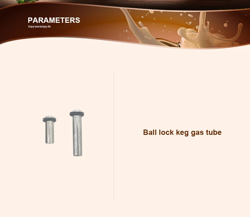 Со сферической головкой, кег газовая трубка домашнее Сваренное пиво бочонок давление замок клапана бочонок отсоединить жидкий газовый разъем прямой домашний пивоваренный Beel части