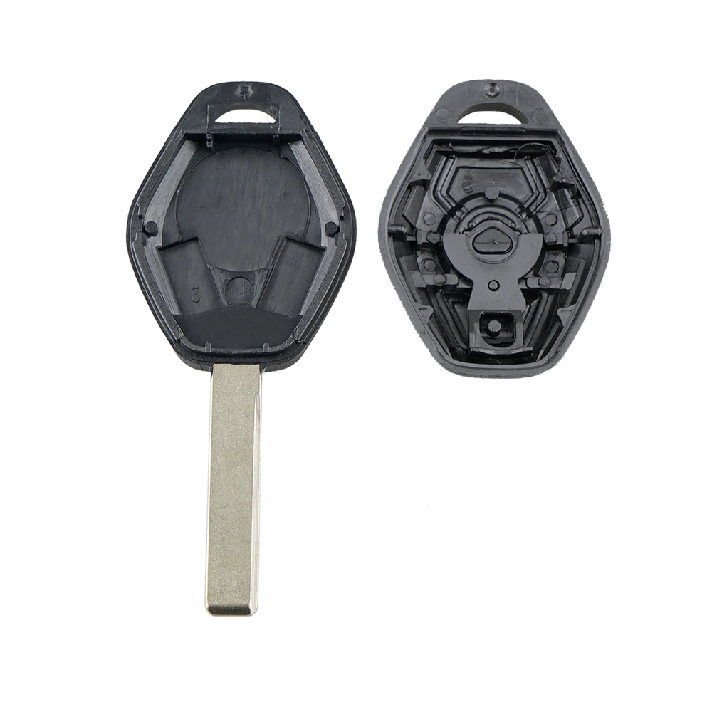 Qwmend 3 кнопки чехол для дистанционного ключа от машины для BMW 3 5 7 серия 325 325i 325ci 330 330i 325 325i 525 525i X5 X3 Z3 Z4 HU92/HU58 лезвие