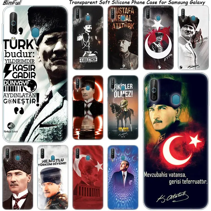 

Fenerbahce Mustafa Kemal Ataturk Silicone Case For Samsung Galaxy A80 A70 A60 A50 A40 A40S A30 A20 A2CORE M40 Note 10 Plus 9 8 5
