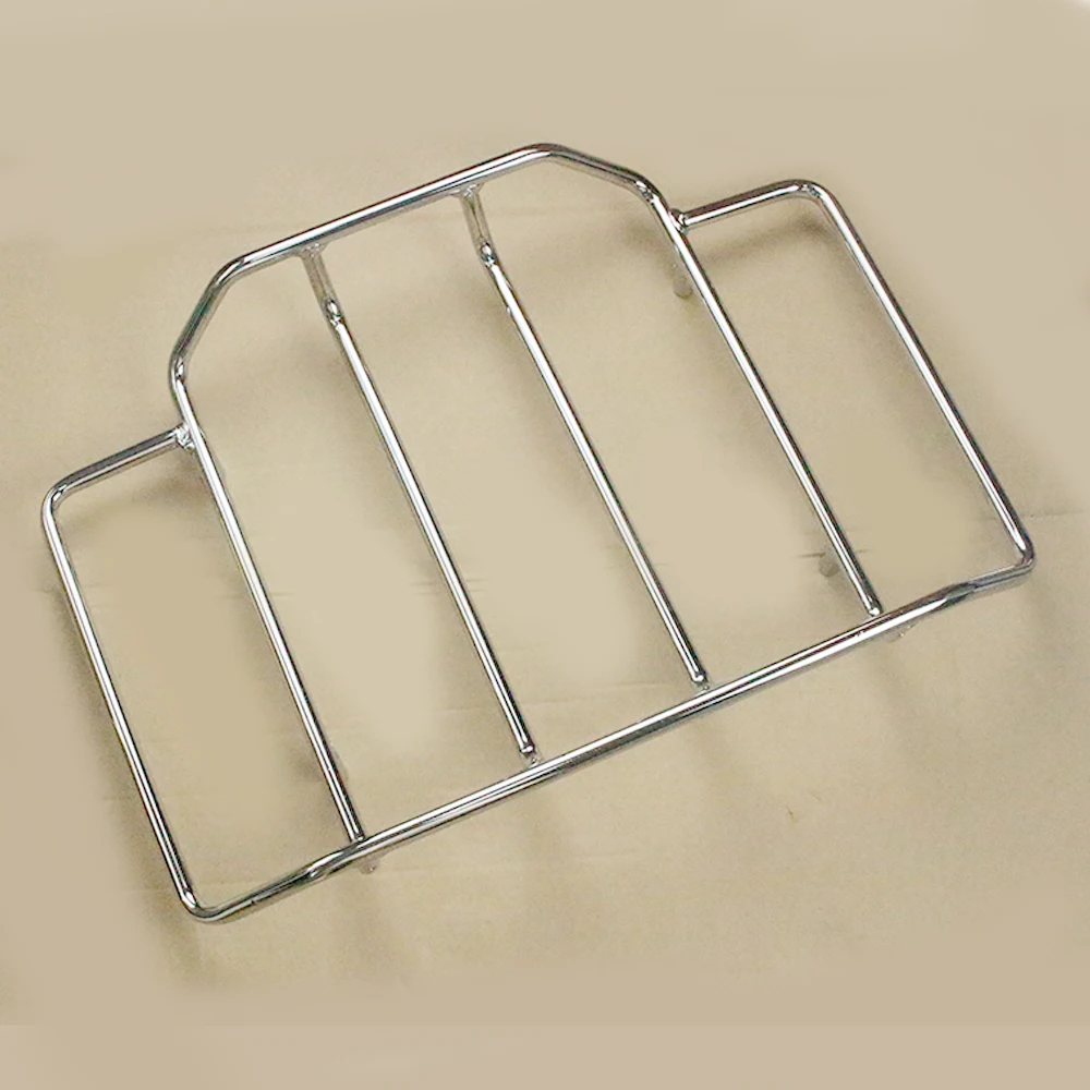 Motorcycle Chrome Trunk Luggage Rack Carrier Tour Pak Top Pack For Harley Touring Electra Glide Road King Street Glide 1984-