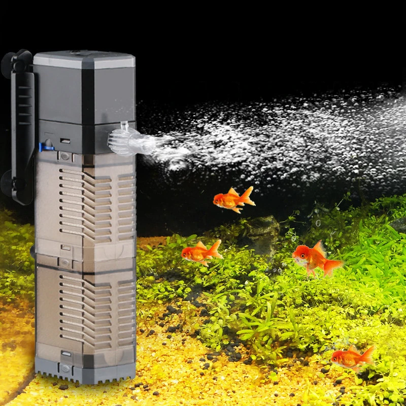 Аквариумный фильтр насос супер 4 в 1 аквариум погружной воздушный кислородный внутренний насос CHJ502/CHJ602/CHJ902/CHJ1502 водяной насос