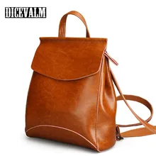 Fashion Design Backpack Female Leather Genuine Travel Bags School Bags For Teenage Girls Mochila Feminina Back Pack Lady'S Bag burminsa brand korean style small women genuine leather backpack female travel bags pack causal ladies daypack for teenage girls