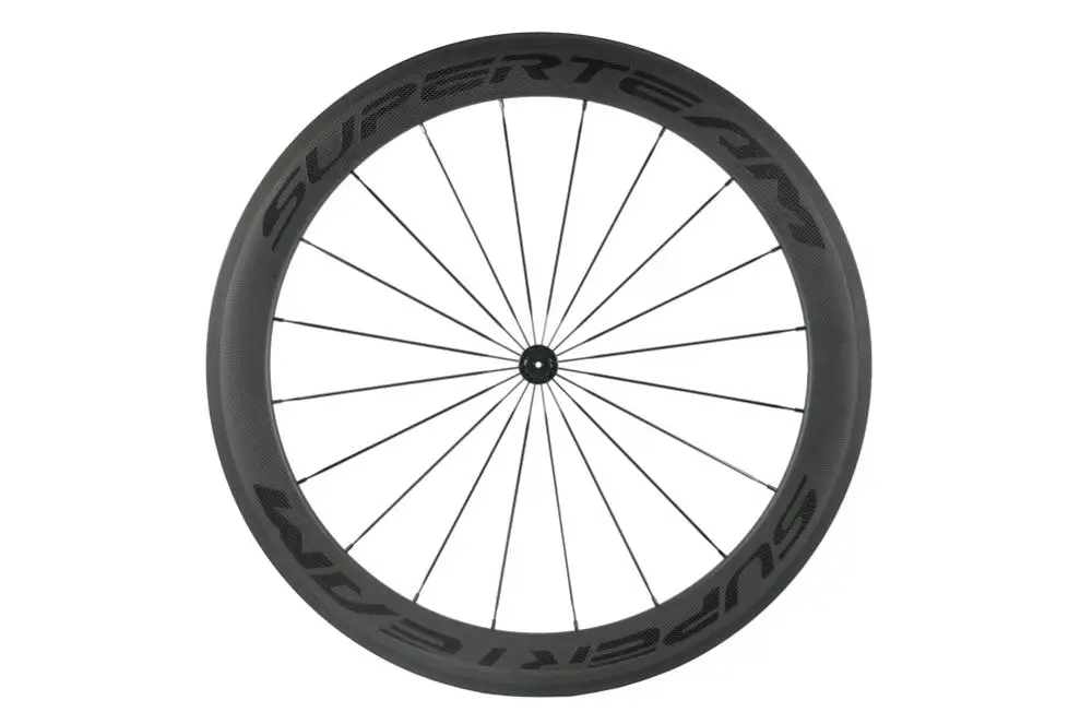 60/88mm Clincher Carbon Wheels Road Bicycle Wheel 3K Matte Cycling Wheelset 700C