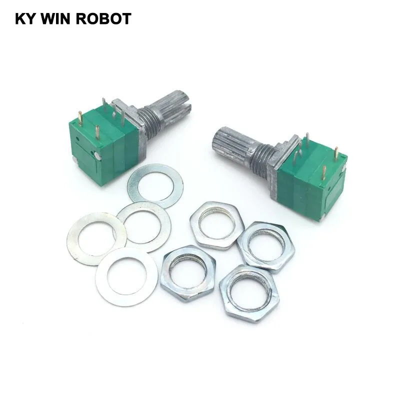 5 шт./лот 8pin RV097NS двойной переменный резистор B50K с переключатель аудио/усилитель
