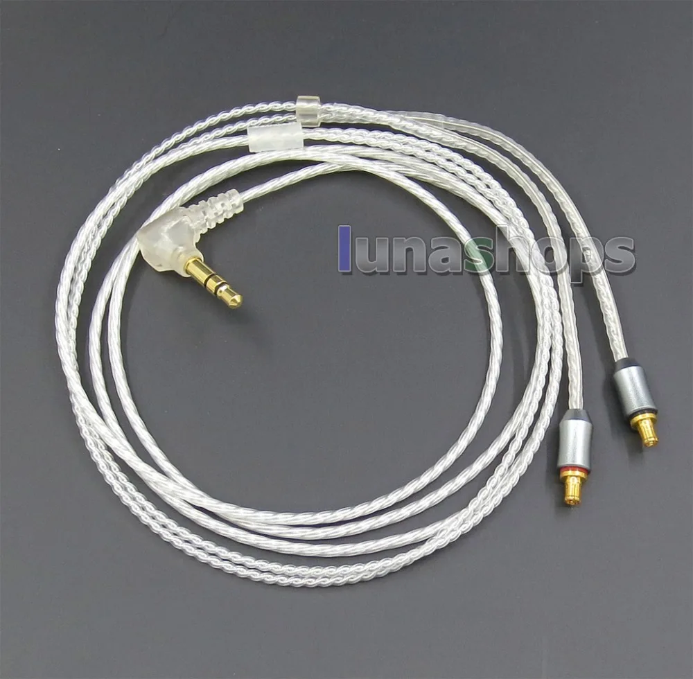 LN005689 серебряный Обновление аудио кабель для аудио-tech CKS1100 ATH-LS70 ATH-LS50 ATH-E40 ATH-E50 ATH-E70