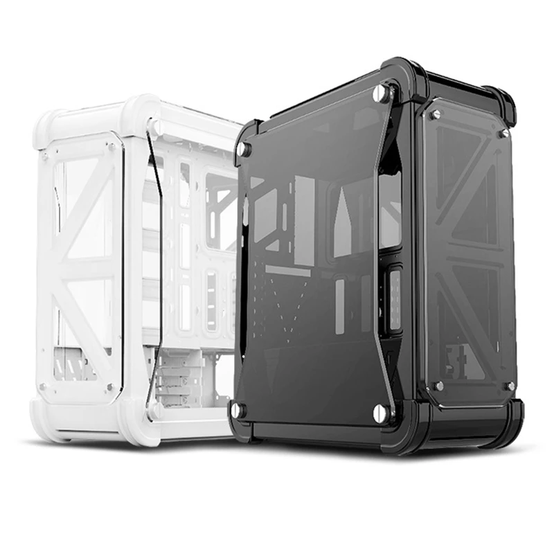 Blizzard Computer Case Chassis For Desktop With Acrylic Transparent Colorful Box Atx Computer Box Simple Gaming Tower Mini Pc Case Desktop Computer Casepc Case Aliexpress