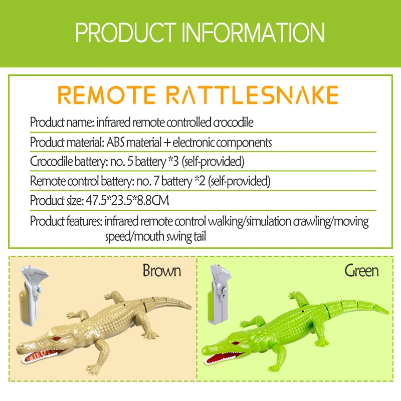 RC животное настоящая жизнь крокодил моделирование шалость дистанционное управление животное инфракрасный Домашние животные электронные игрушки для детей Подарки