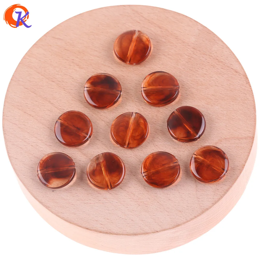 

Cordial Design 15mm 300pcs Acrylic Beads/Jewelry Accessories/Imitation AmberEffect/Coin Shape Bead/Hand Made/Earring Findings