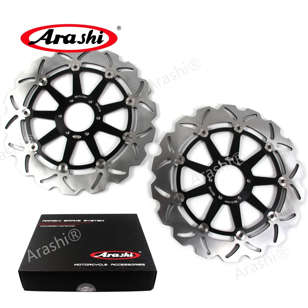 Arashi 1 Pair For APRILIA DORSODURO ABS 1200 2011 2012 CNC Floating Front Brake Disc Rotors TUONO V4 R1000 MANA RSV1000 | Автомобили и