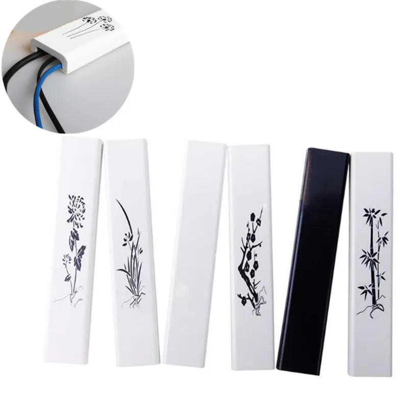 

2pcs Self-adhesive Cable management organizer wire cord holder hub cable winder protector home wall decor