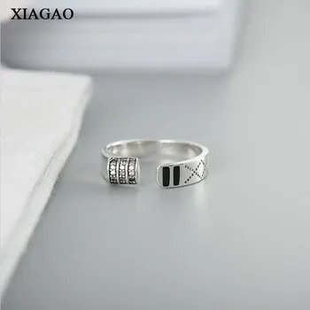 

XIAGAO Genuine 925 Sterling Silver Fashion Jewelry Rings Trendy Engagement Open Ring Women Men Wedding Gift anillo AART0182