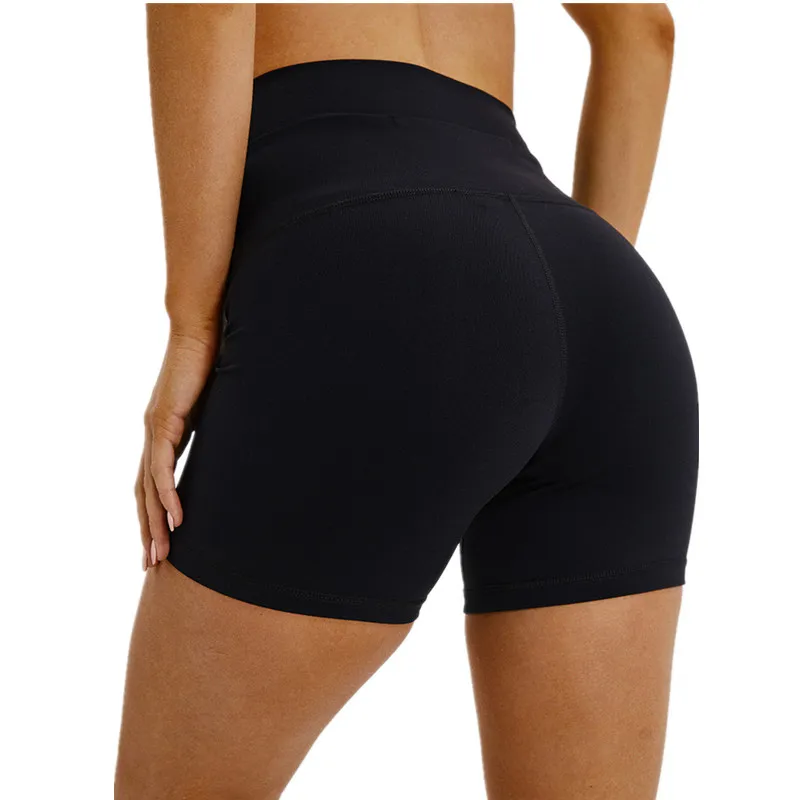 Koop Fitness Jogger Shorts Vrouwen Hoge Taille Solid Sport Workout Shorts Slim Tummy Controle Gym Athletic Running Shorts