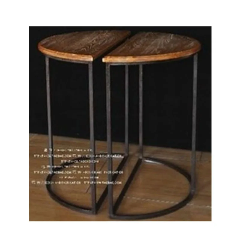 Vintage metal bar chair, bar table sets, 100% wooden tea talbe, anti rust treatment , wood Stool,metal furniture