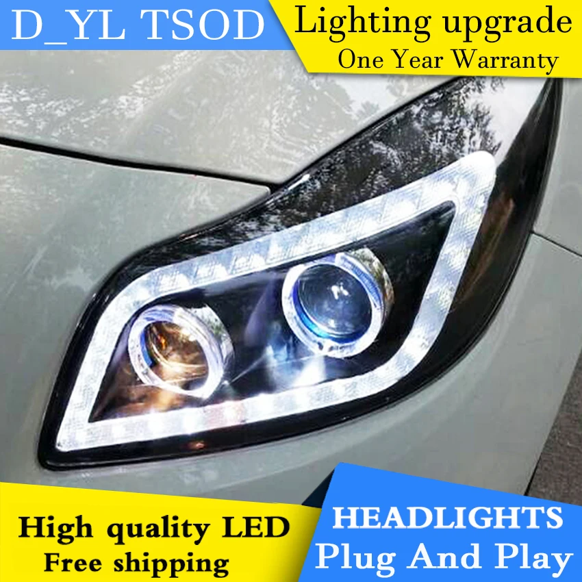 

Car Styling For Buick New Regal headlight 2009-11 GS Style Opel Insignia 2014 2015 2016 head lamp led DRL front light Bi-Xenon