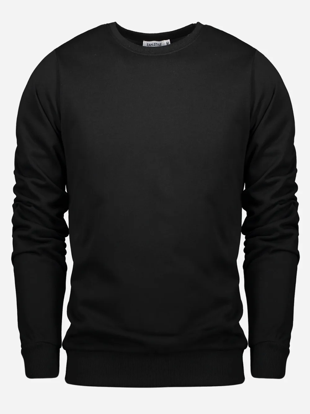 black round neck sweatshirt