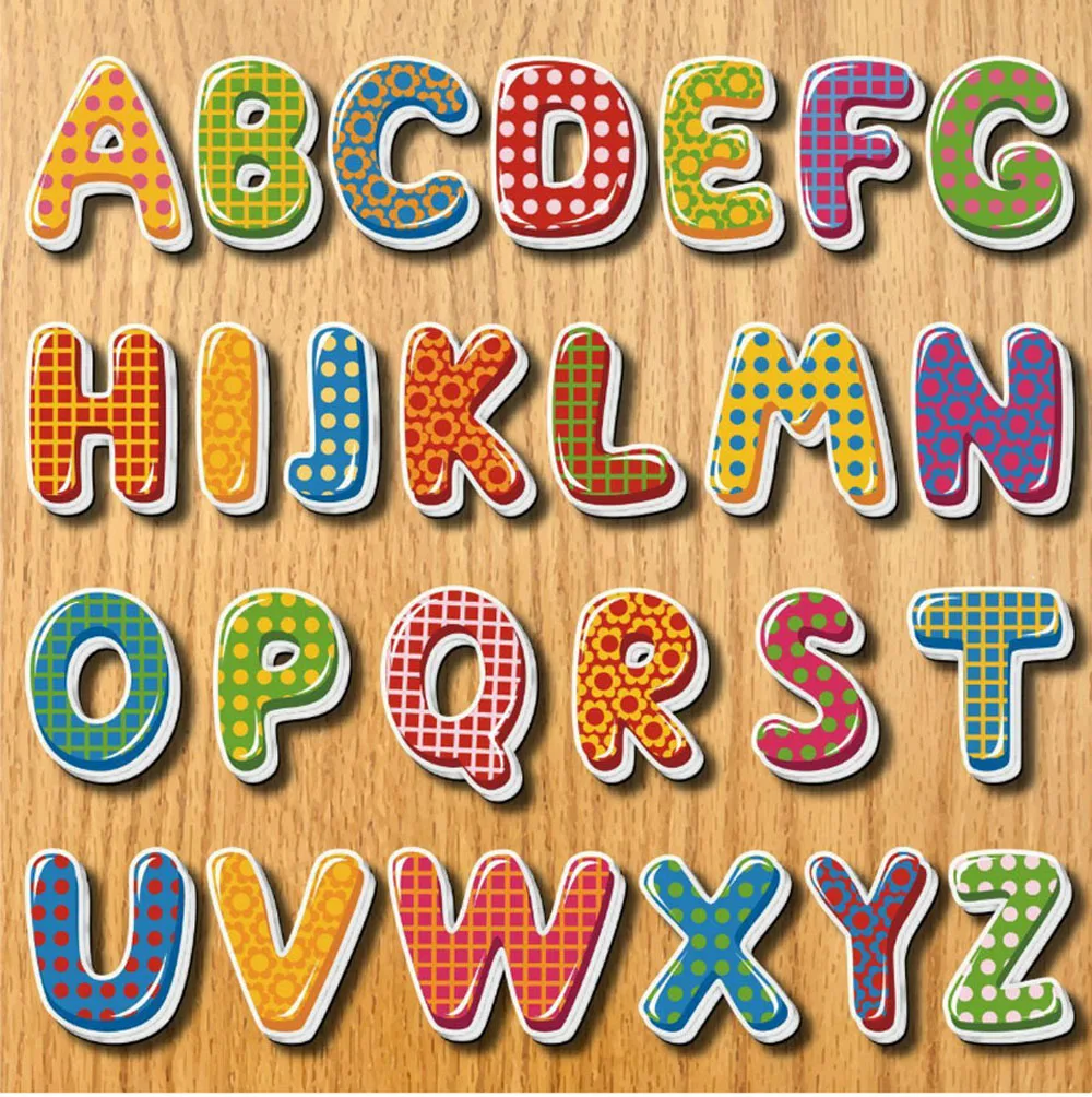 Alphabet Fridge Magnets for Kids English Lettters and Numbers Refrigerator Magnets Uppercase Letter Magnetic Sticker for Fridge