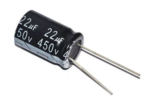 Free shipping 100pcs 450V 22UF electrolytic capacitor 13*20mm 13MM*20MM NEW | Электронные компоненты и