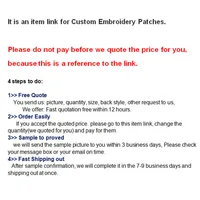 Buy Custom Embroidery your Logo Patch Custom Appliqued Fabric Online - Image 2