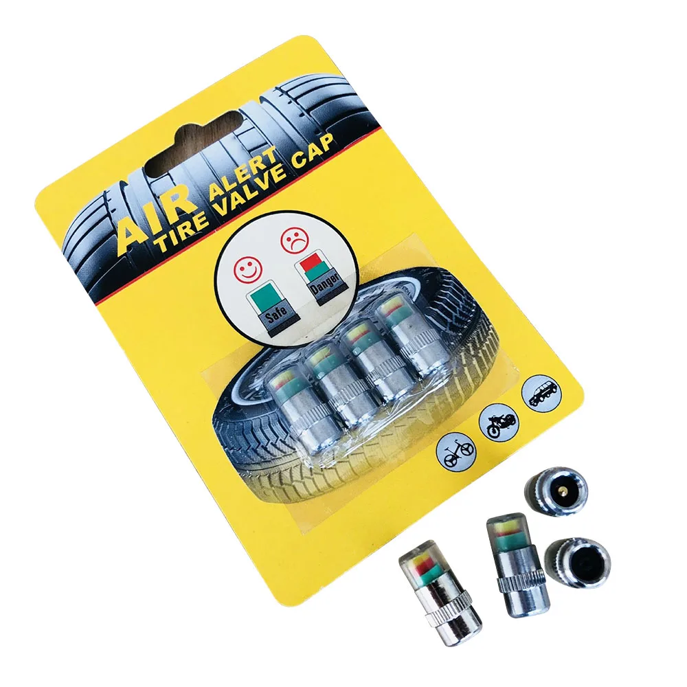 Tappi Pneumatici Con Sensore Pressione - 4 Pezzi Per Auto E Moto - Foto 6