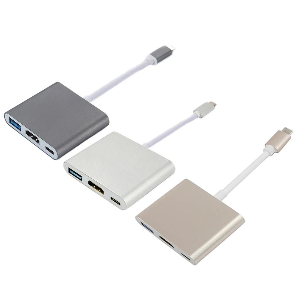 USB Type C to HD 4K Adapter USB C Multiport HD Adapter for MacBook