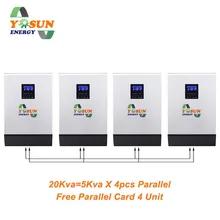 20Kva PWM Solar Inverter 16000W Pure Sine Wave Off-Grid Inverter 230Vac Buid-In PWM AC Charger With Free Parallel Card DC To AC