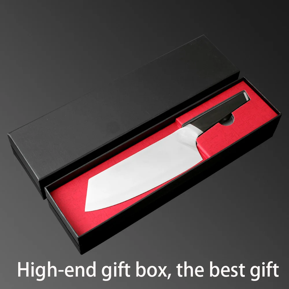 XITUO немецкий нож шеф-повара три в одном из нержавеющей стали острые кухонные ножи Ebony Ручка Кливер Santoku полезные подарки