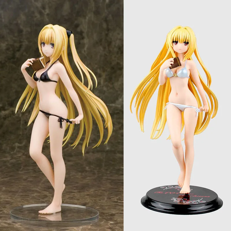

To LOVE Ru Darkness Action Figure EVE Swimsuit Cartoon Children Gifts PVC Action Figure Collectible Model Toy 23cm With Box