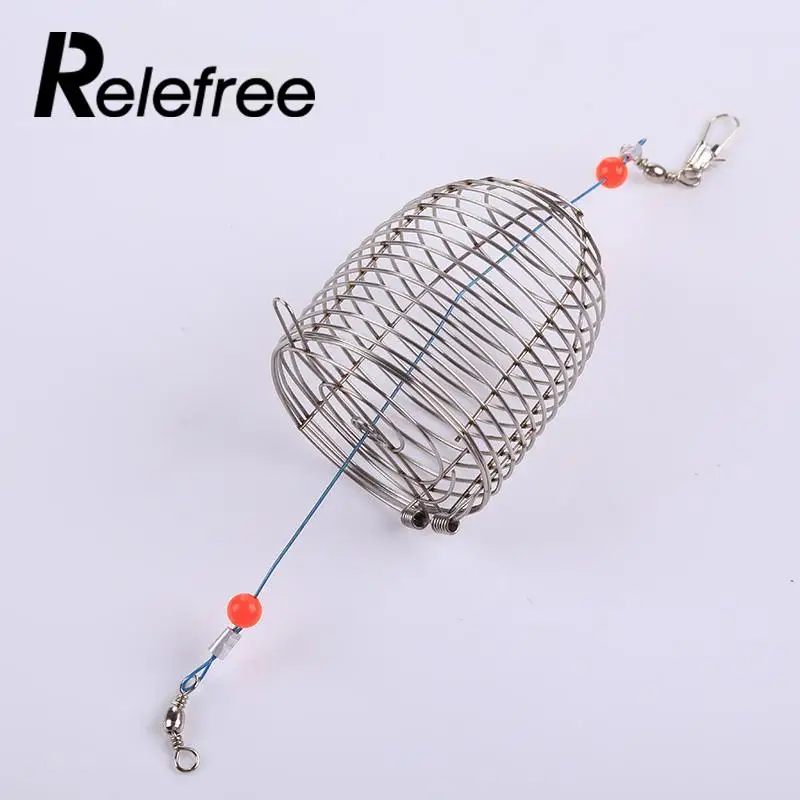 Relefree Wire Fishing Lure Cage Fish Bait Lure Fishing Accessories