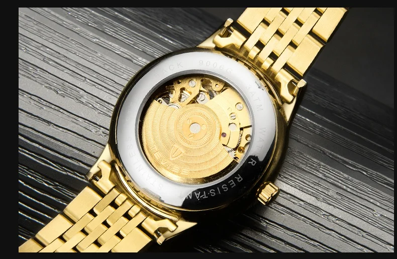 TEVISE Luxury Gold Watch Men Automatic Men Watches Luminous Hands Animal Eagle Mechanical Wristwatches 2018 New Clock Men (4)