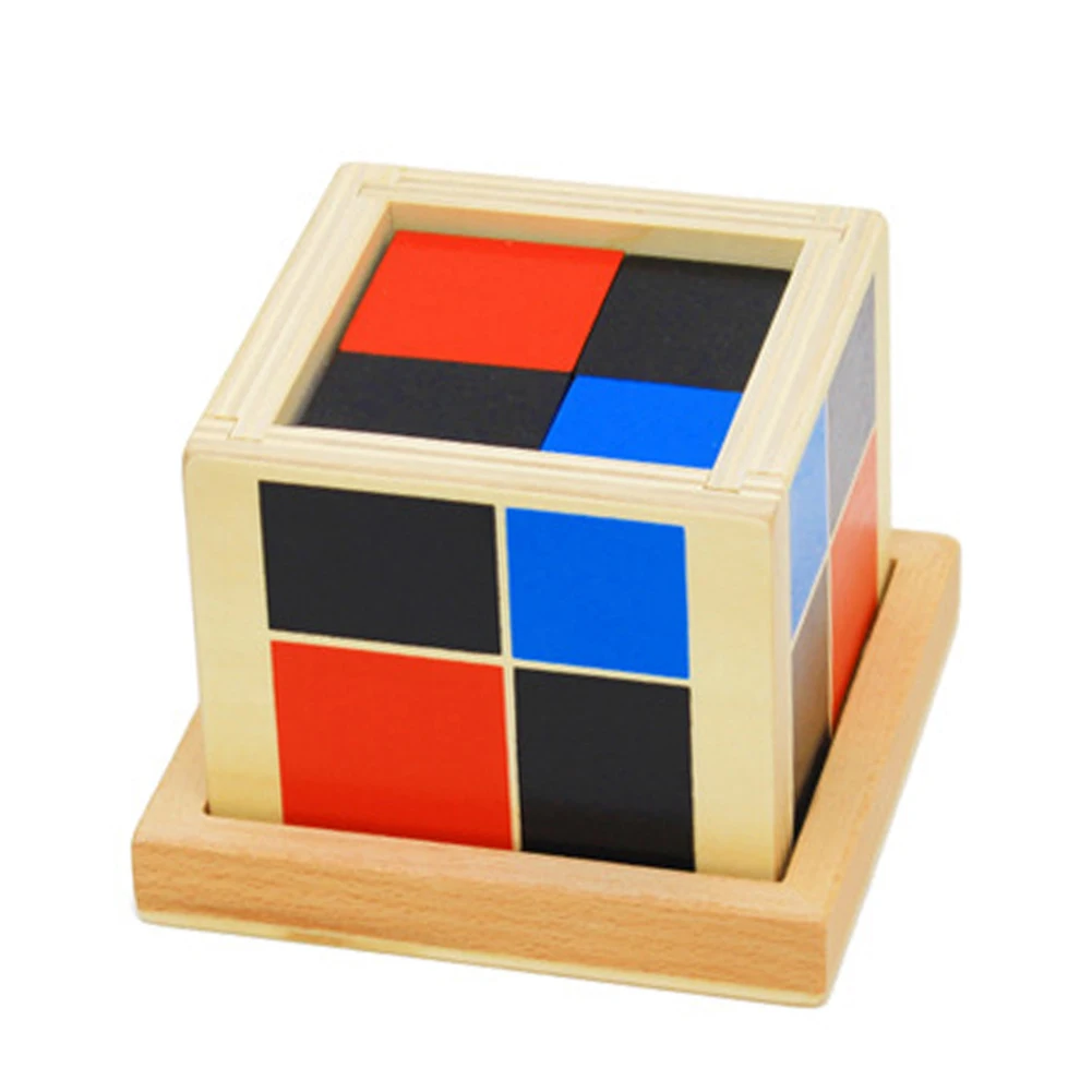 

Wooden Binomial Building Block Cube Kids Jigsaw Intelligence Developmental Creativity Toy for Children Gift