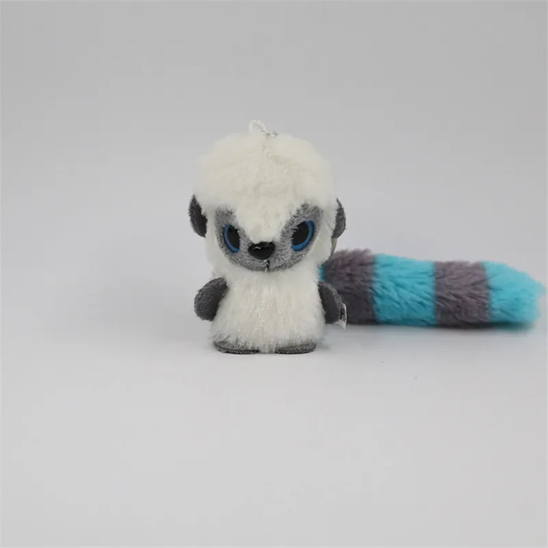 Slow Loris Monkey Plush Keychain Toys Cute Long Tail Monkey Soft Stuffed Animals Dolls Key Bag Pendants 24pcslot 7cm  (1)