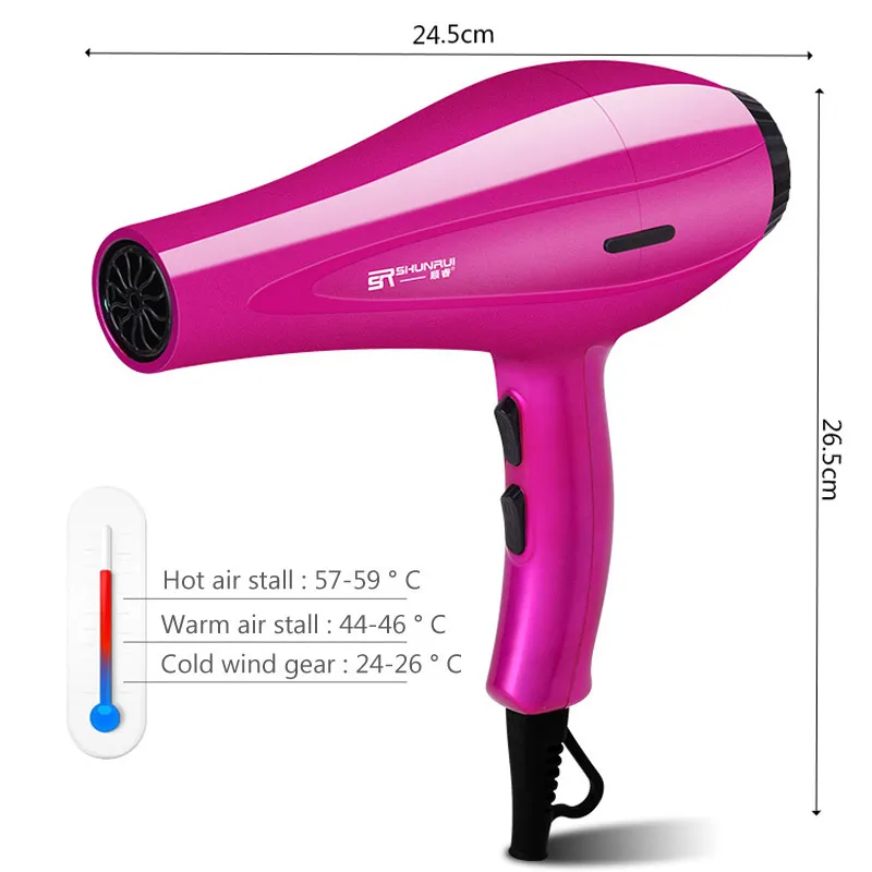 vento viagem secador de cabelo 220v compacto d43