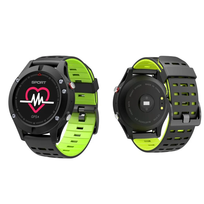 

New F5 GPS Smart Band Heart Rate Monitor Altitude Meter Thermometer Pedometer Wristband with OLED Color Screen