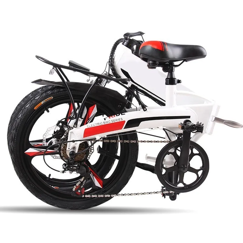 Flash Deal LOVELION Price Fold Electric Power Bicycle Lithium Battery Help Mini Adult A Storage Battery Male Small-scale Electric Vehicle 1