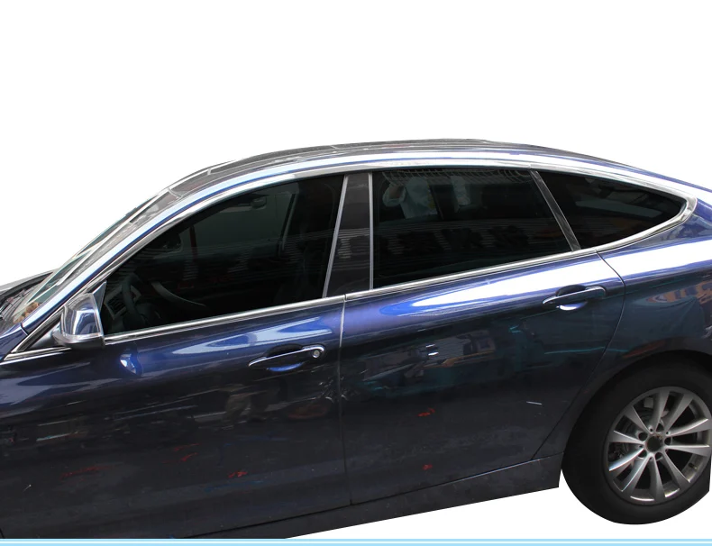 Двери автомобиля Полный оконная рама, окно формование порогов Накладка для BMW F34 3 серии GT320i GT328i GT335i 2013