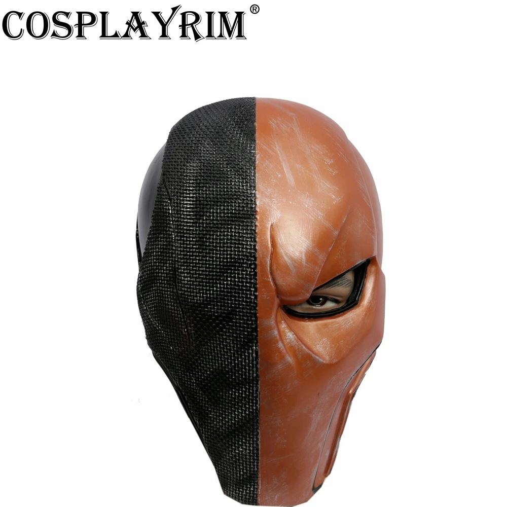 

Deathstroke Mask Full Face Face PVC Assassin Helmet Cosplay Props Halloween Party Masquerade Costume Accessory crafts