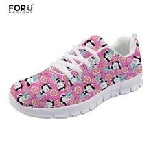 FORUDESIGNS/брендовая дизайнерская удобная обувь для медсестры; женская обувь на плоской подошве с розовым цветком; обувь для медсестры с сетчатым узором; Легкая Обувь На Шнуровке Для Девочек